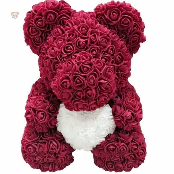Ours en peluche violine, décoration douce pour enfants