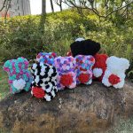 Peluche ourson rose bicolore pour la Saint-Valentin - vue 6