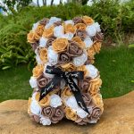 Peluche ourson rose bicolore pour la Saint-Valentin - vue 18