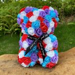 Peluche ourson rose bicolore pour la Saint-Valentin - vue 21