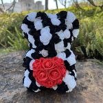Peluche ourson rose bicolore pour la Saint-Valentin - vue 24