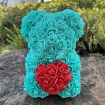 Peluche ourson rose bicolore pour la Saint-Valentin - vue 29