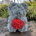 Peluche ourson rose bicolore pour la Saint-Valentin - vue 34