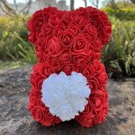 Peluche ourson rose bicolore pour la Saint-Valentin - vue 37