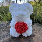 Peluche ourson rose bicolore pour la Saint-Valentin - vue 41