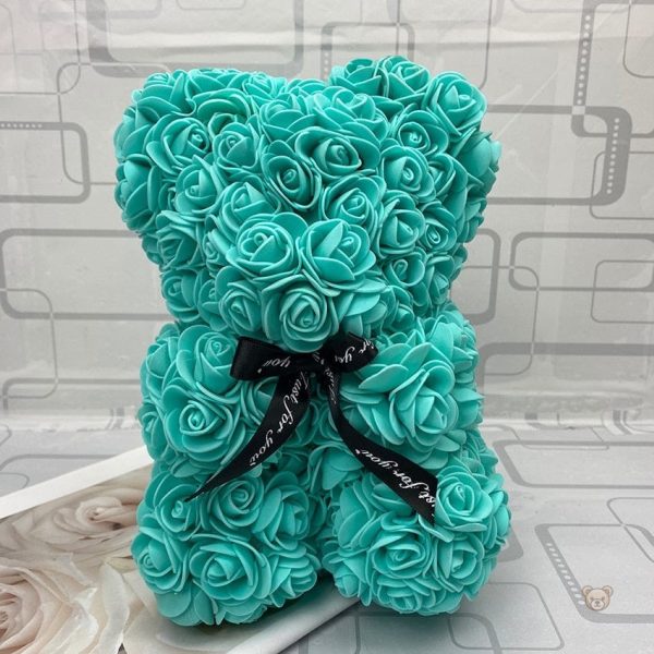 Peluche ourson rose bicolore pour la Saint-Valentin - vue 43