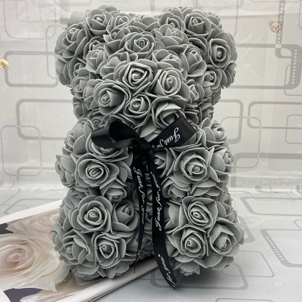 Peluche ourson rose bicolore pour la Saint-Valentin - vue 46