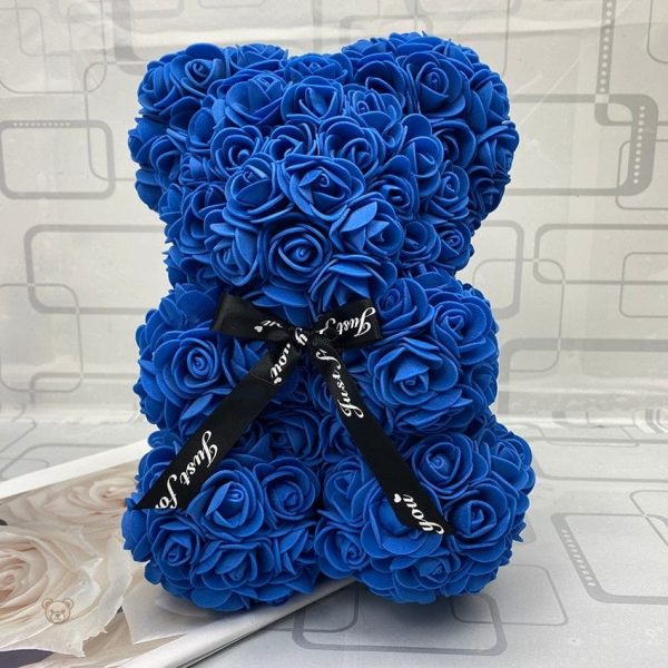 Peluche ourson rose bicolore pour la Saint-Valentin - vue 47