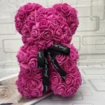Peluche ourson rose bicolore pour la Saint-Valentin - vue 54