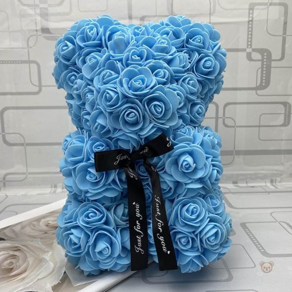 Peluche ourson rose pour la Saint-Valentin - vue 2