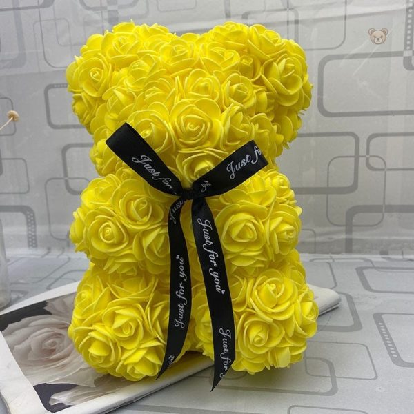 Peluche ourson rose pour la Saint-Valentin - vue 3