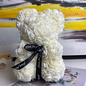Ourson en peluche rose, cadeau romantique