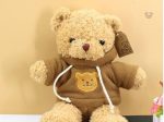 Peluche marron douce, parfaite pour les câlins réconfortants