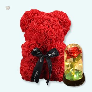 Peluche ourson rose, symbole d'amour éternel