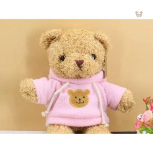 Peluche rose chaleureuse, compagnon de jeu et de réconfort pour enfants