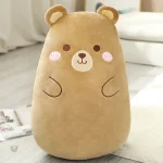 Peluche ourson squishmallow avec joues roses