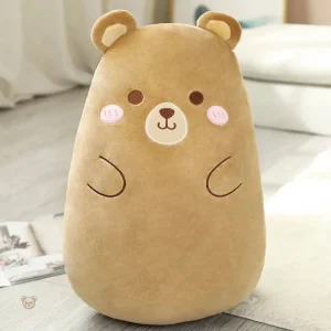 Peluche ourson squishmallow avec joues roses