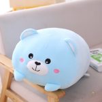 Peluche ourson squishmallow bleu douce et câline