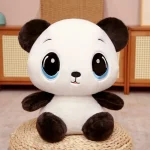 Peluche panda avec grands yeux expressifs