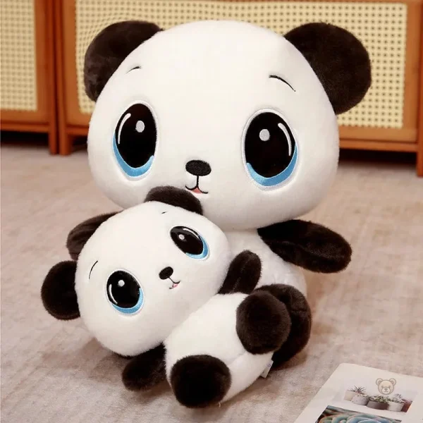 Peluche panda au design mignon et attachant
