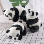 Peluche panda noir et blanc douce et câline