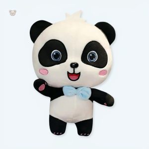 Peluche panda bleu douce et ludique pour enfants