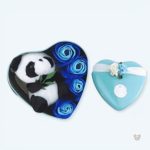 Peluche panda douce bleue pour la Saint Valentin