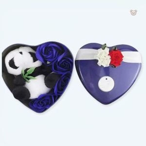 Peluche panda douce pour un cadeau romantique de Saint Valentin