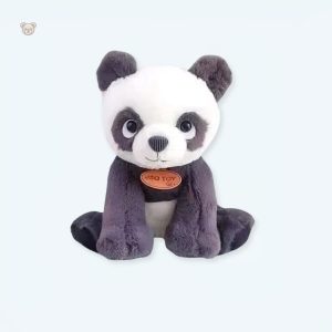 Peluche panda noir et blanc douce pour câlins enfant