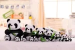 Panda en peluche, compagnon tendre et câlin