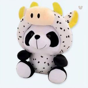 Peluche panda douce en déguisement amusant pour enfant