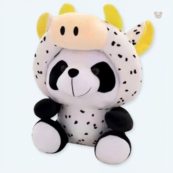 peluche-panda-vache-douce-deguisement-amusant-enfant-1 Peluche panda douce en déguisement amusant pour enfant