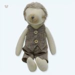 Peluche paresseux beige douce pour câlins en chambre d'enfant