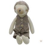 Peluche paresseux beige câlin, idéale pour la décoration enfantine