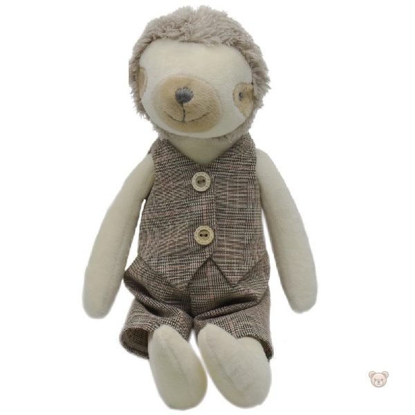 Peluche paresseux beige câlin, idéale pour la décoration enfantine
