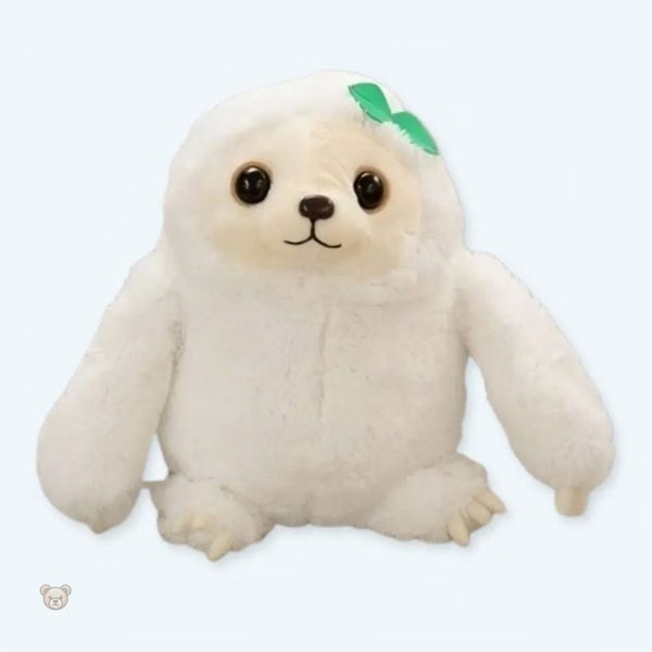 peluche-paresseux-blanc-doux-calin-animal-mignon-chambre-1 Peluche paresseux blanc doux pour câlins et décoration