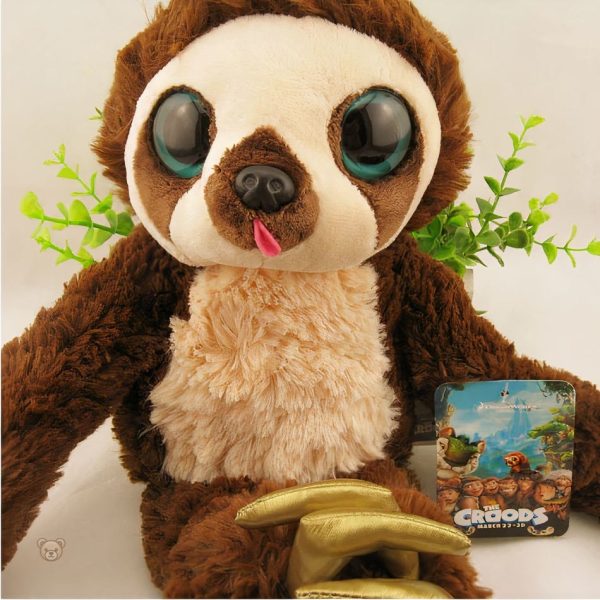 Peluche paresseux avec bras extensibles pour câlins