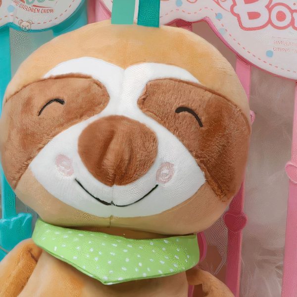 Peluche paresseux avec lumière douce et mélodie relaxante
