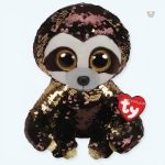 Peluche paresseux douce et scintillante pour enfants