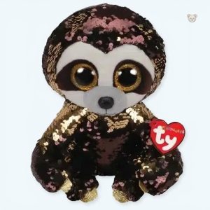 Peluche paresseux douce et scintillante pour enfants