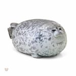 Peluche câline en forme de phoque, idéale pour se réchauffer