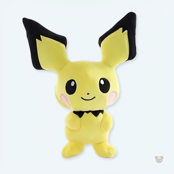 peluche-pichu-jaune-doux-calin-enfant-pokemon-1 Peluche Pichu jaune douce idéale pour câlins d'enfants