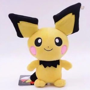 Peluches Pokémon : Pichu jaune, un ami réconfortant pour enfants