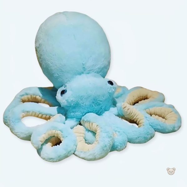 peluche-pieuvre-bleue-claire-ocean-doux-calin-enfant-1 Peluche pieuvre bleue claire douce pour câlins d'enfant