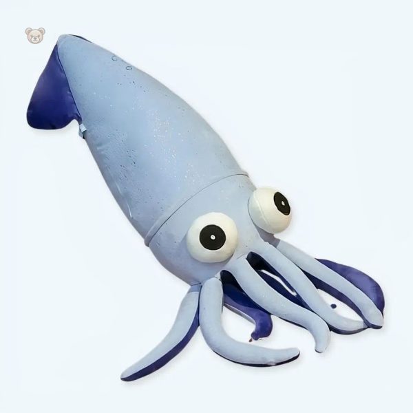peluche-pieuvre-calamar-geant-ocean-doux-enfant-1 Peluche pieuvre douce pour enfants, design calamar géant