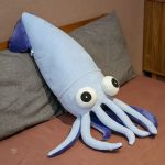 Peluche océanique colorée, idéale pour les câlins des enfants