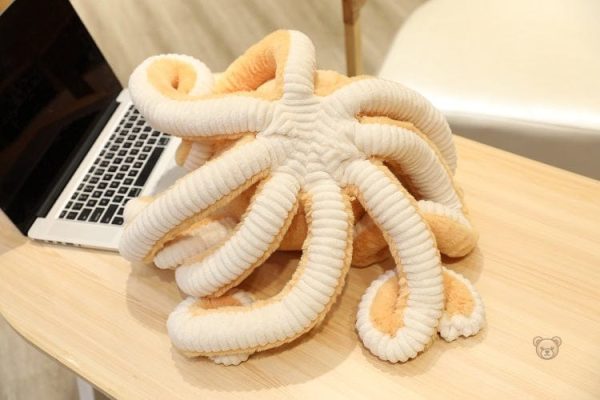 Peluche pieuvre colorée pour décoration