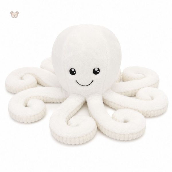 Peluche pieuvre heureuse pour câlins
