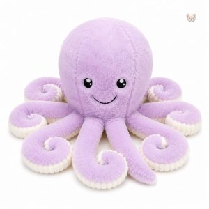 Peluche pieuvre aux couleurs joyeuses
