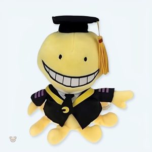 Peluche pieuvre diplômée douce et amusante